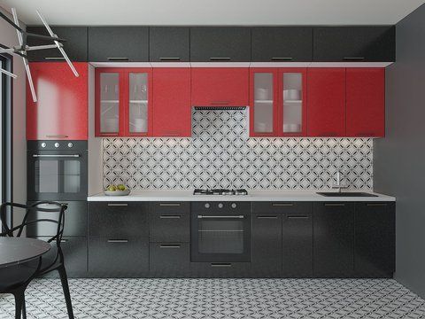 Модульна кухня з антресолями Адель 3.6 м B Світ Меблів MR_00010_А_B фото