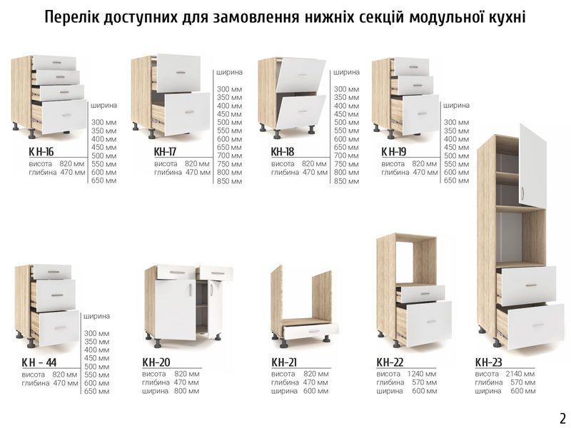 Кухня Фиоре 2.0 В Киевский Стандарт 3007_В фото