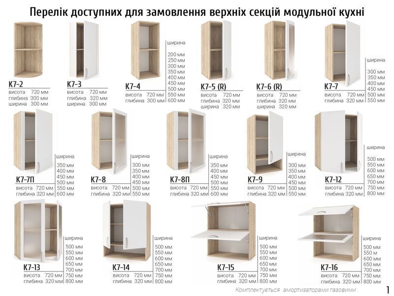 Кухня Фиоре 2.2 В Київський Стандарт 3008_В фото