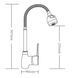 Змішувач кухонний MONRO&nbsp;SAB70W-7021-01 KD_2576344860 фото 6
