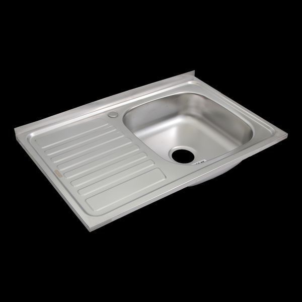Мийка накладна MONRO 8050 (06/160) Decor права чаша прямокутна KD_2088208069 фото