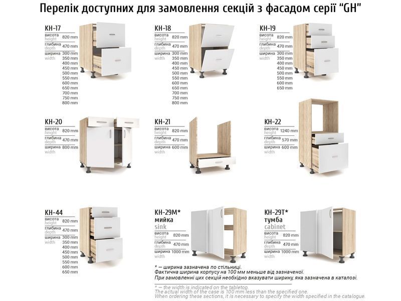 Кухня прямая GH 2.1 м Киевский Стандарт 1690 фото